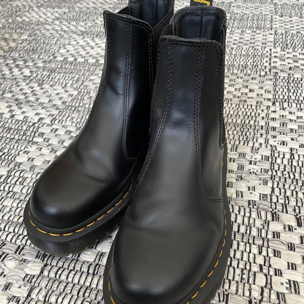 Black Platform Dr. Martens